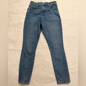 Abercrombie & Fitch Curve Love High Rise Super Skinny Ankle Jean